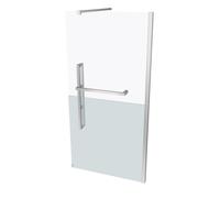 Pared lateral cuadrada HÜPPE Duplo pure Walk-In 1 pieza, ancho: 100 cm,