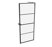 Pared lateral HÜPPE Select+ Frame independiente, barra transversal, grosor de...