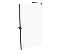 Pared lateral HÜPPE Select+ independiente, barra transversal, grosor de vidri...