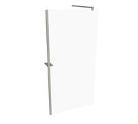 Pared lateral HÜPPE Select+ independiente, barra transversal, grosor de vidri...