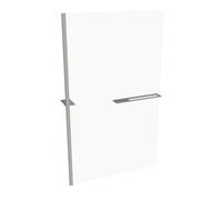 Pared lateral HÜPPE Select+ independiente, grosor de vidrio de 10 mm, ancho 1...