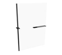 Pared lateral HÜPPE Select+ independiente, grosor de vidrio de 10 mm, ancho 1...