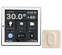 Pared Pantalla + Azul H&t Digital Humedad Sensor Temperatura Marfil