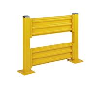 Pared parachoques, altura 1090 mm 2 módulos de pared, longitud 1067 mm