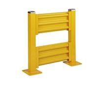 Pared parachoques, altura 1090 mm 2 módulos de pared, longitud 762 mm