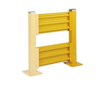 Pared parachoques, altura 1090 mm 2 módulos de pared, longitud 762 mm