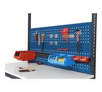 Pared perforada eurokraft basic, para sistema de mesas de trabajo modulares WT