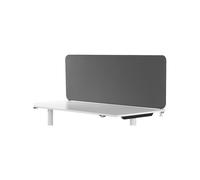 Pared separadora acústica para mesa Softline Event, montada en la parte superior H x P 450 x 30 mm, textil