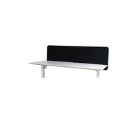 Pared separadora acústica para mesa Softline Event, suspendida hacia abajo altura 650 mm, textil