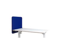 Pared separadora acústica para mesa Softline Event, suspendida hacia abajo altura 650 mm, textil