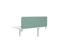 Pared separadora acústica para mesa Softline Salsa, montada en la parte superior altura 450 mm, textil