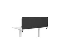 Pared separadora acústica para mesa Softline Salsa, montada en la parte superior altura 450 mm, textil