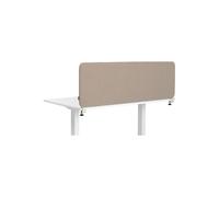 Pared separadora acústica para mesa Softline Salsa, montada en la parte superior altura 450 mm, textil