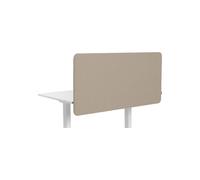 Pared separadora acústica para mesa Softline Salsa, suspendida hacia abajo altura 650 mm, textil