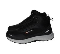 Paredes - Zapatilla abotinada deportiva,material sintético y tela,cierre de cordones,botas con tacos,trekking para: Hombre color: NEGRO talla:46