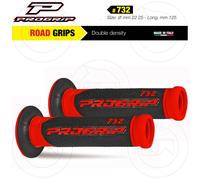 Pareja 2 Manillas Progrip 732 Rojas Gel Ø 22-25 Universales Scooter Calle Pista