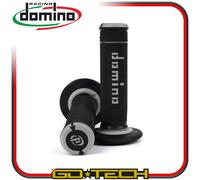 Pareja 2 Manoplas Domino A190 Off Road X-treme Negro Gris 22/24 mm