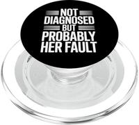 Pareja a Juego Culpa Relación Humor PopSockets PopGrip para MagSafe