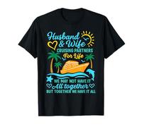 Pareja Cruise Marido Y Esposa Cruising Partners For Life Camiseta