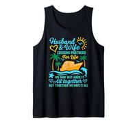 Pareja Cruise Marido Y Esposa Cruising Partners For Life Camiseta sin Mangas