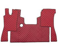 Pareja De Alfombras + Funda De Ecopiel Roja Para Scania 4 Manual