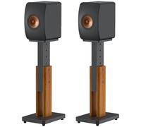 Pareja de Altavoces Ajustables en Altura para KEF LS50 Meta, LS50 Stand - Soporte de Piso de Grano de Madera Pesado para KEF LS50 Meta, LS50 inalámbrico II Soporte de Altavoces
