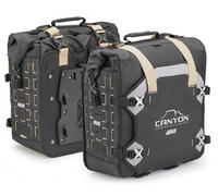 Givi Gravel-T GRT709B 35+35L, bolsas laterales impermeables 2 x 35 l male Negro/Gris/Beige