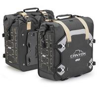 Pareja De Bolsas Laterales Impermeables Givi Gravel-T GRT709B Canyon, 35 Litros