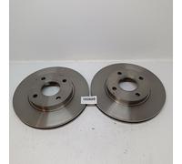 Pareja De Discos De Freno Delanteros Para Ford Fiesta MK4 MK5