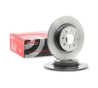 Pareja De Discos Posteriores 264 Mm Brembo Abarth Grande Punto Evo 1.4 Essesse