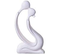 Pareja de estatuas, Figuras esculturas en el Amor Matrimonio Abstracto Adorno, para la decoración del Escritorio de la Sala de Estar en el hogar, Regalos de Boda, 2413 cm, cerámica, Negro