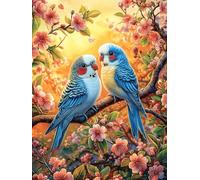Pareja de Loros en el jardín del Amor Rompecabezas 1000 Piezas Cartón para Toda La Familia Juego Compartir Estimulación Cognitiva Regalo Fin De Año Mejor Valorado 1000 PCS