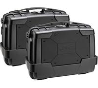 Kappa GARDA Caja Trasera/Lateral MONOKEY 33 Li x2 Negra Mate Adventure Box