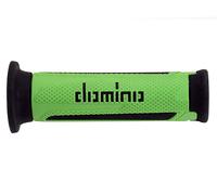 Pareja De Manillares Domino Universal Moto Turismo Verde-Negro 120Mm