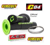 Pareja De Manillares Pitbike Circuit V Bicolor Negro/Verde