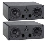 Pareja de McGrey CS-440 BK 2x 4" Altavoz de estantería central HiFi negro 40W RMS