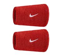 Pareja De Muñequera Alta Tenis Padel Nike SWOOSH Doublewide Toalla De Sudor Roja