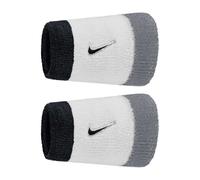 Pareja De Muñequera Alta Tenis Padel Nike SWOOSH Doublewide Toalla Gris