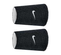 Pareja De Muñequera Reversible Tenis Padel NIKE SWOOSH DOUBLEWIDE Negro