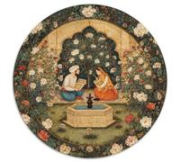 Pareja de Profetas (Hombre y Mujer): Estilo Indio Rompecabezas para Adultos || De Diversión Familiar 1000pcs (67.5x67.5cm)