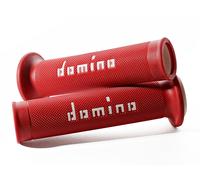 PAREJA DE PUÑOS RACING DOMINO ROAD DIAMETRO 22-26 ROJO-BLANCO