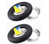 Pareja de ruedas completas montadas para Vespa 50 HP con: 2 llantas, 2 neumáticos MICHELIN S83, medida 3.00 - 10 42J, 2 cámaras de aire