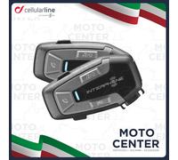 Pareja Interfono CELLULAR LINE Intercomunicador U-Com 6R Casco Moto Scooter