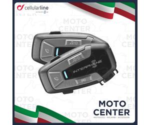 Pareja Interfono CELLULAR LINE Intercomunicador U-Com 6R Casco Moto Scooter
