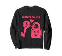 Pareja Lock and Key Love Heart Sudadera