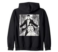 Pareja Manga en Escena Dramática Sudadera con Capucha