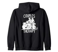 Pareja Marido Esposa Parejas Terapia ATV Sudadera con Capucha