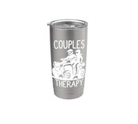 Pareja Marido Esposa Parejas Terapia Atv Vaso térmico de acero inoxidable de doble pared