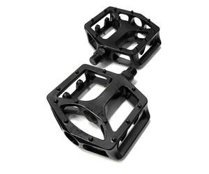 Pareja Pedales Bici 9/16" Flat Antideslizante Bici MTB BMX Negros de Aluminio