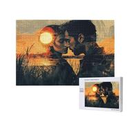 Pareja Puzzle 3000 Piezas,Grande Rompecabezas Adultos de Madera,Atardecer Puzzles Juegos Divertidos/Relajantes/Desafiantes para Adultos y Principiantes,como Regalo para Amigos y Seres Queridos M-540